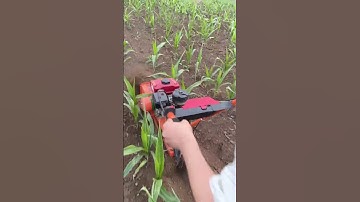Mini Tiller Machine in Action | Powerful Farming Tool for Easy Soil Preparation part 874