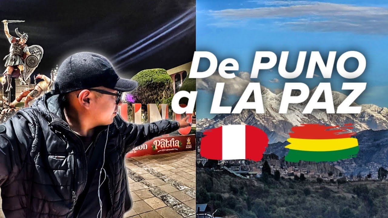 VIAJANDO a LA PAZ desde PUNO: Esta fue MI EXPERIENCIA en BUS de PERÚ a BOLIVIA por tierra 🇧🇴🇵🇪