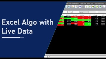 Excel Algo Trading Alice blue API Bridge