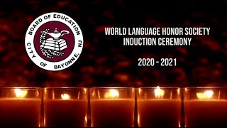 2021 World Language Honor Society Induction Ceremony