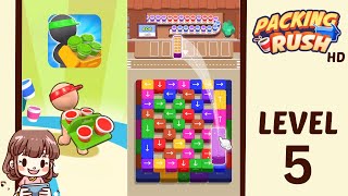 Packing Rush Level 5 Solution Walkthrough