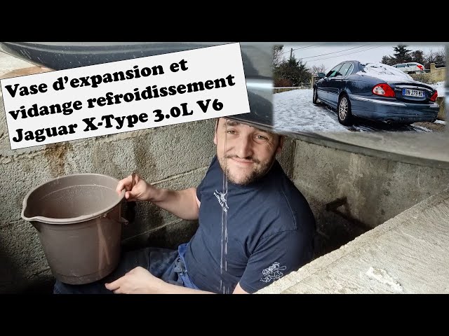 Jaguar X-Type 3.0L V6 : Vidange eau, vase d'expansion, et purge ...