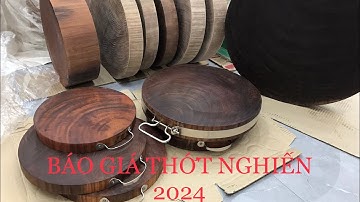 Báo giá bán và kích thước thớt gỗ nghiến 2024 - Nhà Bếp Pvb - Hotline: 08989.03.789