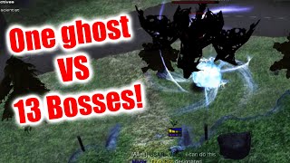 1 Ghost defeats 13 bosses! Insane carry! Undead assault reborn Starcraft 2 arcade