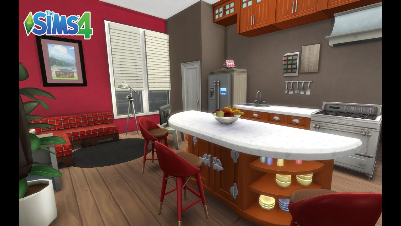 Les Sims 4 : Challenge maison 7 x 7 sans CC / Construction - YouTube