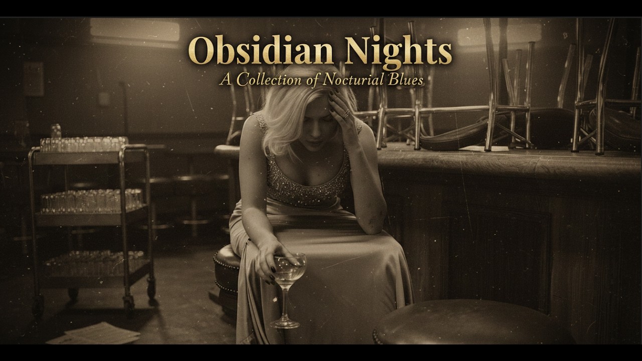 Obsidian Nights - A Dark  Sensual Blues Song With Smoky Sax