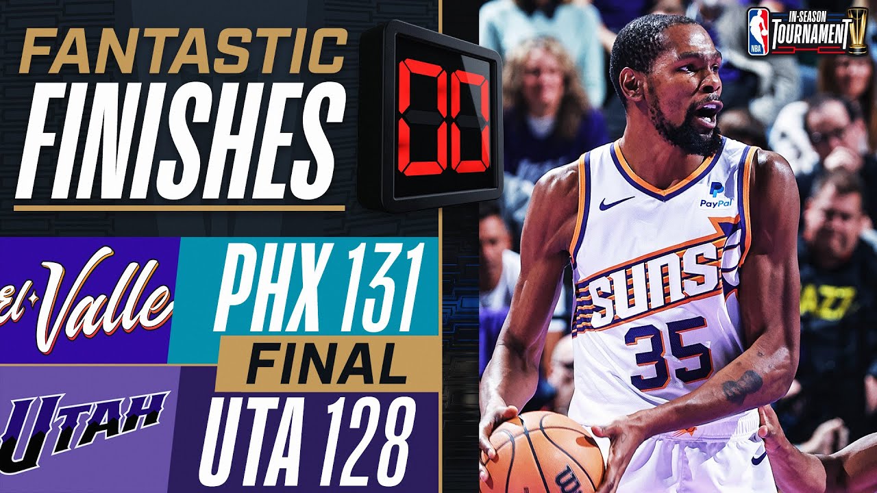 Final 4:48 WILD ENDING Suns at Jazz 👀🏆 | November 17, 2023