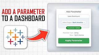 How to Add a Parameter to a Dashboard in Tableau (Full Guide)