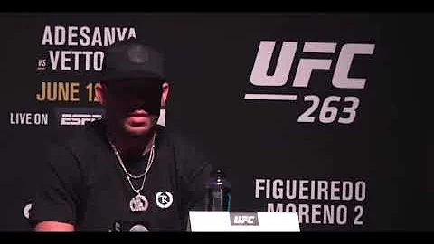Israel Adesanya and Marvin Vettori in a cod lobby | UFC 263 Press Conference Highlights