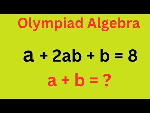 Math Olympiad | A Tricky Math Olympiad Question | Algebra Problem ...
