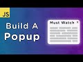 Build a Popup With JavaScript