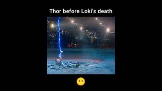 Thor Before Lokis Death And After 