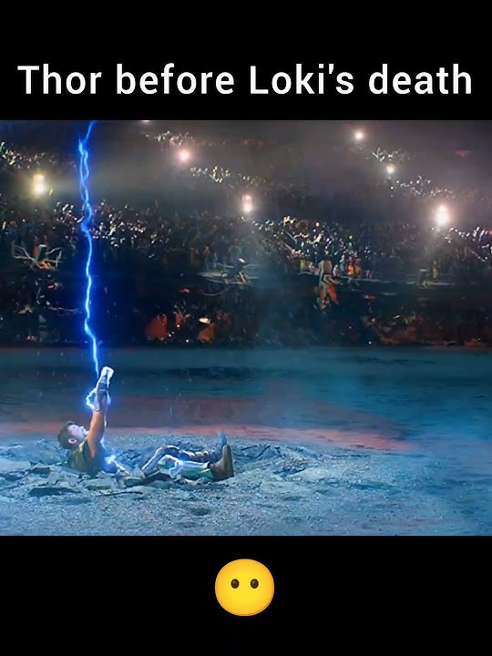 Thor before Loki's death 😶 and after 🥶 #shorts #thor #stanlee