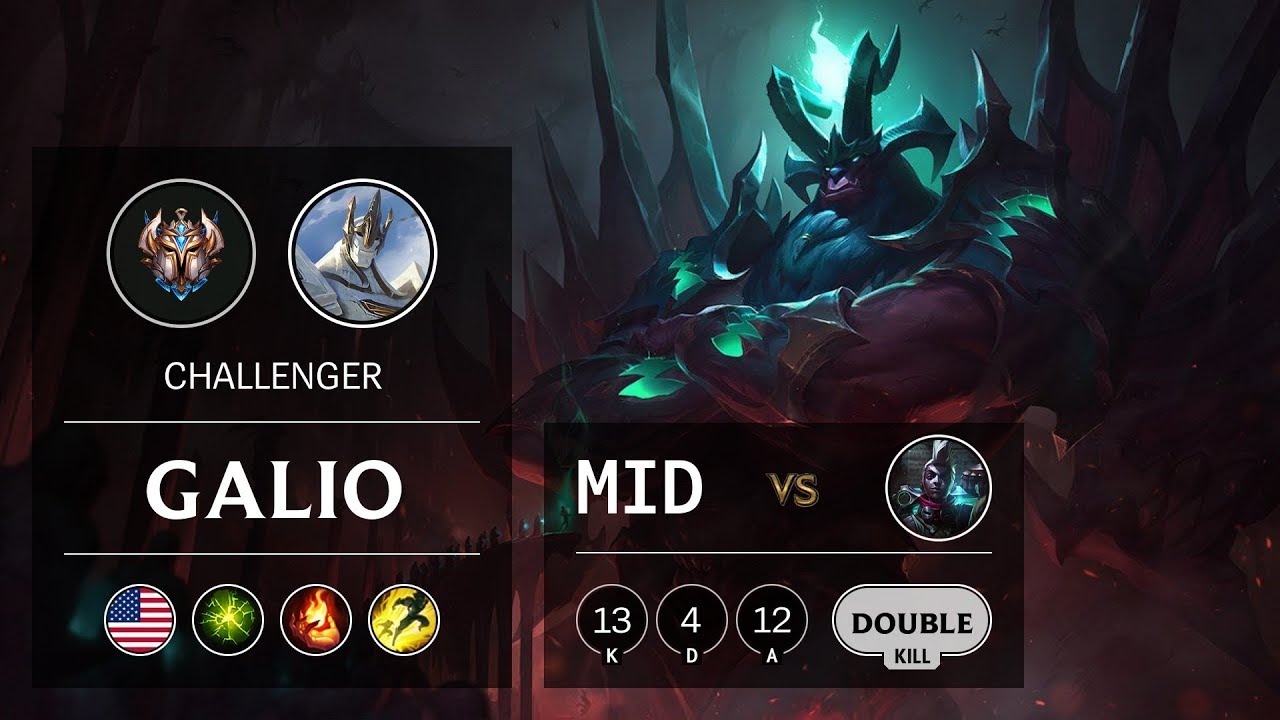 Galio Mid vs Ekko - NA Challenger Patch 10.2