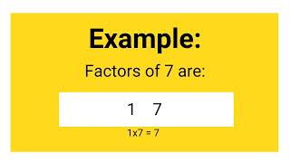 Math you NEED for Exams: Factors (GED, Common Core, O-Level, CAPS Math)