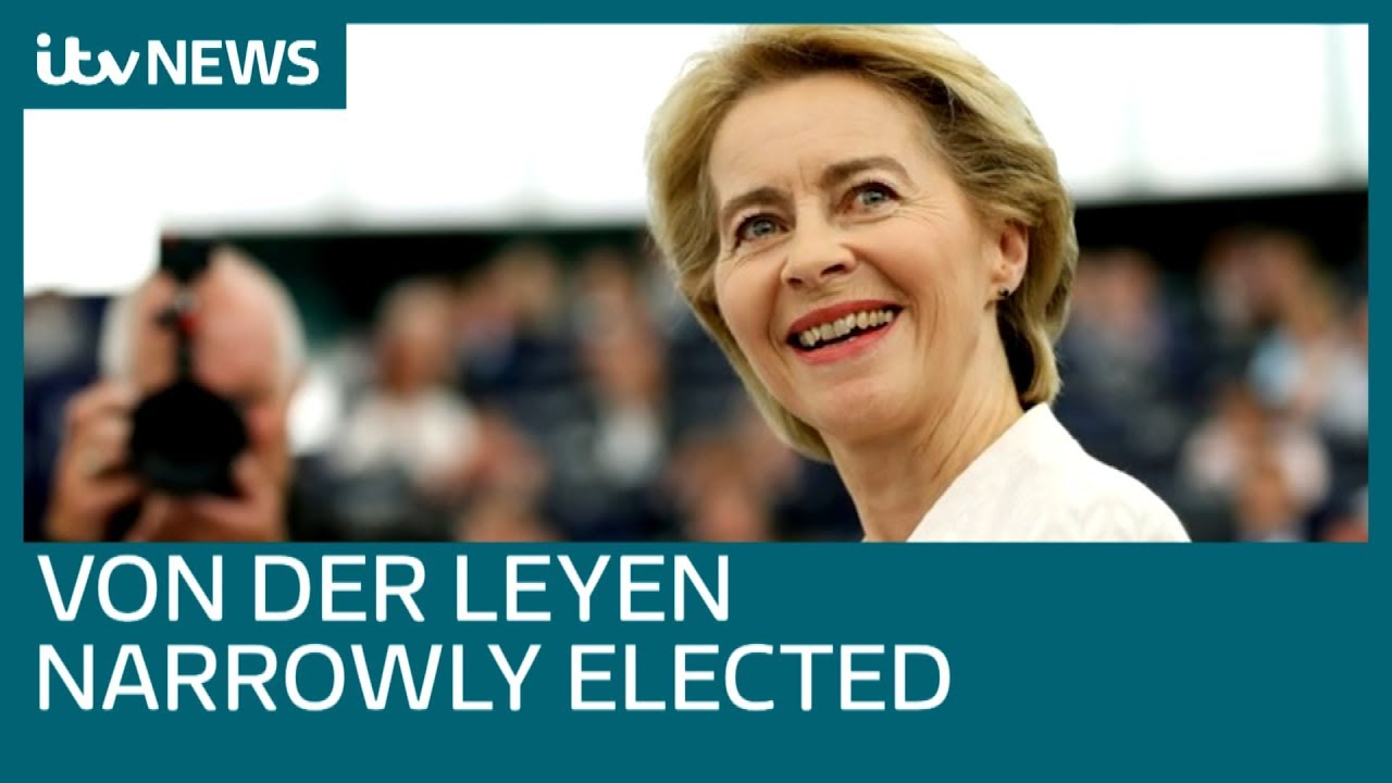 itv news readers Ursula von der Leyen elected New European Commission president | ITV News