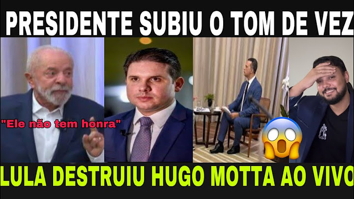 Lula DESMASCARA E EXPÕE Hugo Motta ao vivo, Jornalista da GLOBO FICA PASMO, Presidente DESTRUlU