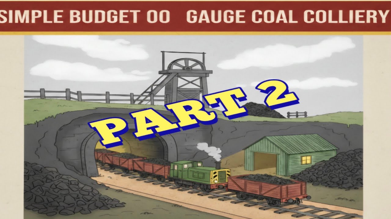 Создание бюджетной угольной шахты/угольной рудника в масштабе 00, часть 2.