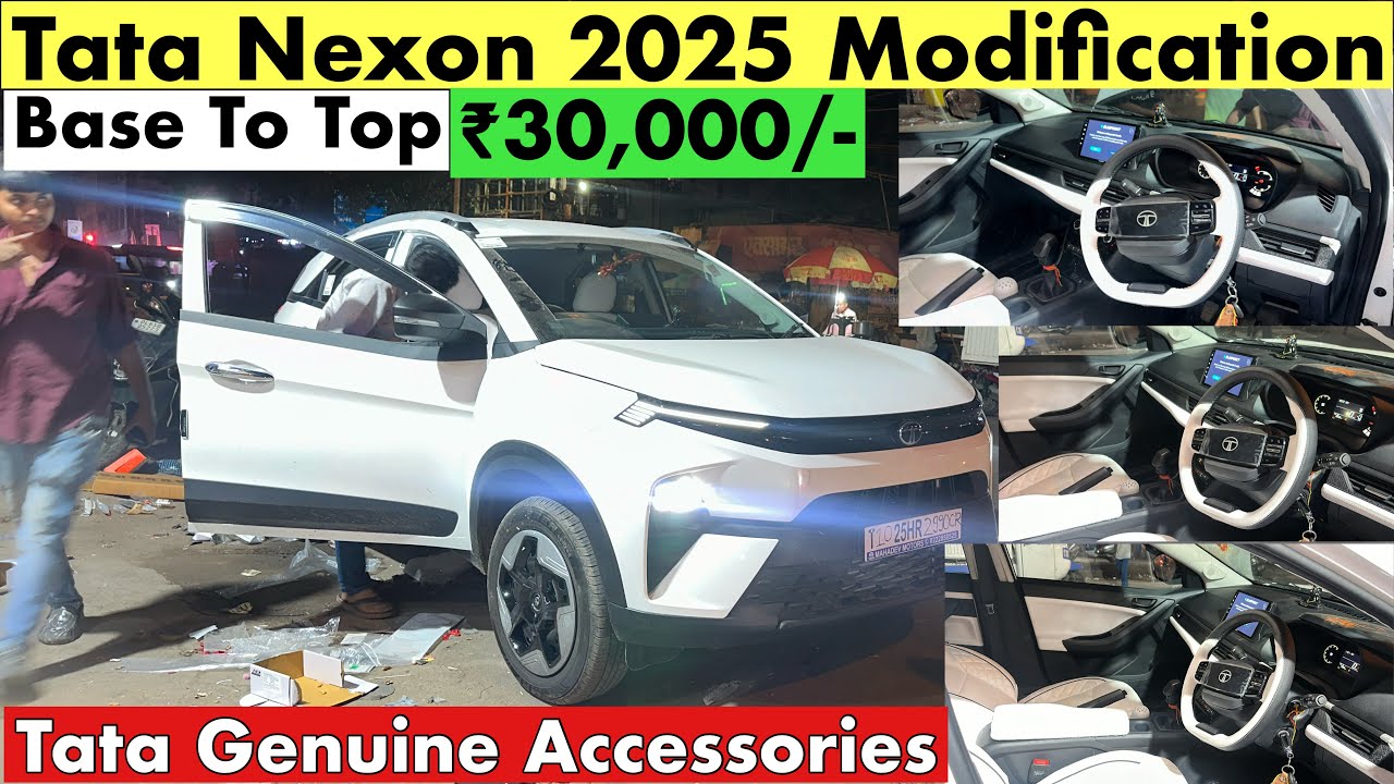 Tata Nexon 2025 Modified in ₹30,000/- | Nexon Base to top Model Modification 