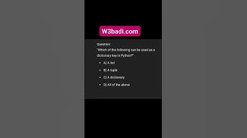 Python Quiz: Dictionary Keys 🔑#PythonDictionaries #CodeChallenge #LearnPython #ProgrammingBasics