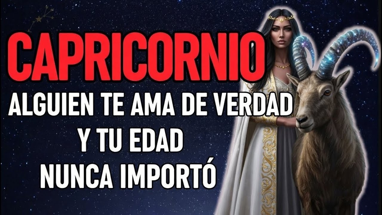 Capricornio, alguien te ama de verdad… y tu edad nunca importó
