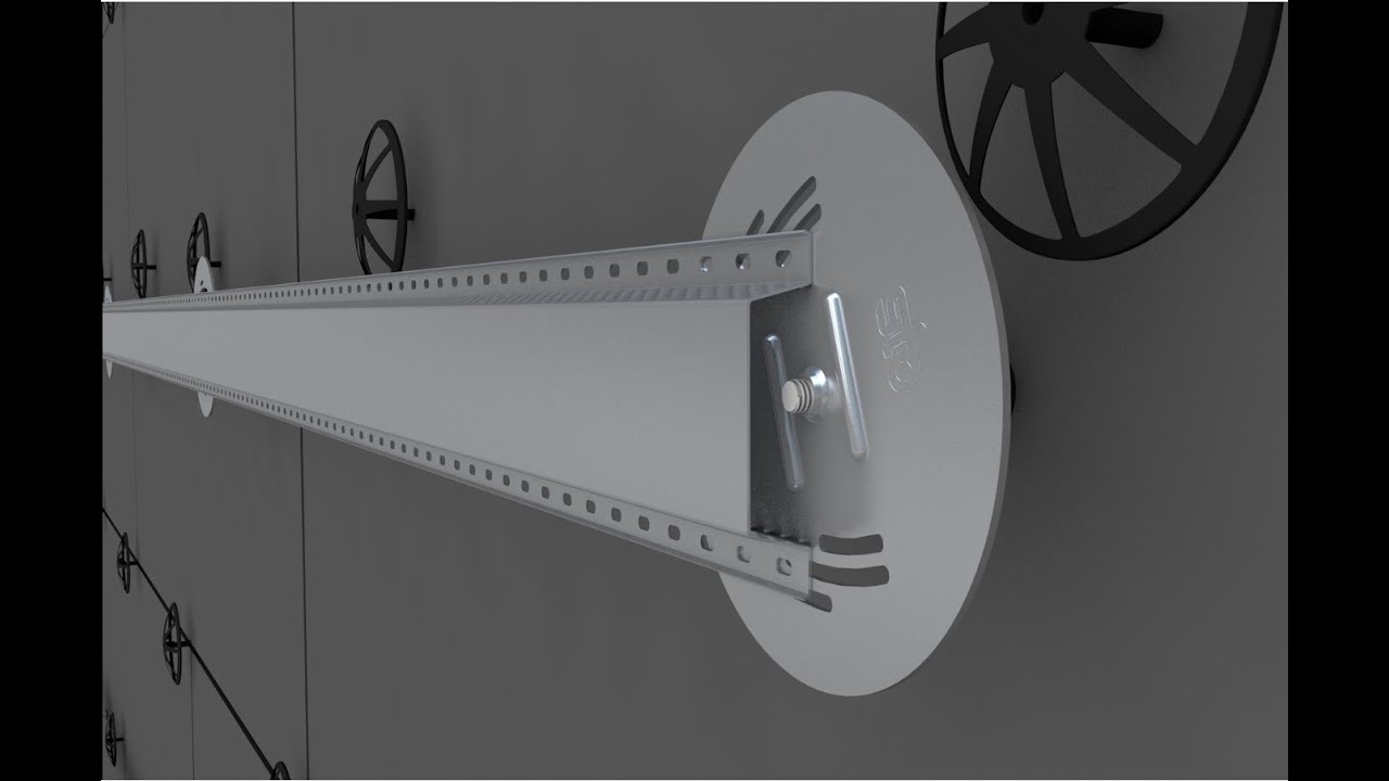 Justerbar underkonstruktion som förenklar montering av fasadsystem