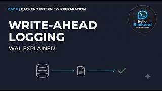 Day - 6 | Write-Ahead Logs (WAL) Explained: The Secret Behind Fast Database Writes