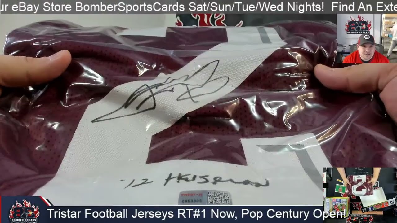 2025 Tristar Hidden Treasures Autographed Football Jerseys Random Team #1 Case Break 3 27 26