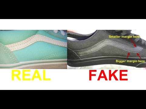 spot fake vans old skool