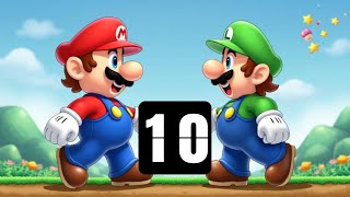 10 second countdown SUPER MARIO BROTHERS timer