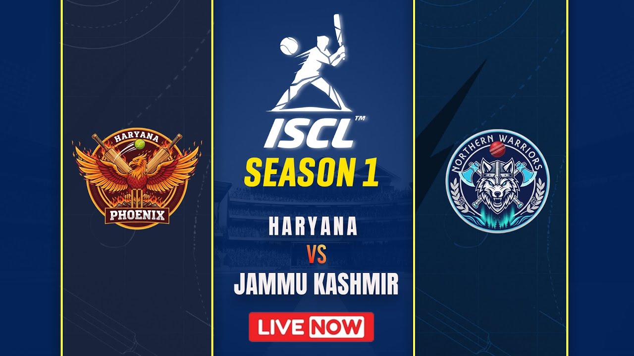 ISCL SEASON - 1 | HARYANA PHOENIX vs NORTHERN WARRIORS ( JAMMU KASHMIR ) | MATCH - 38 | DAY - 13