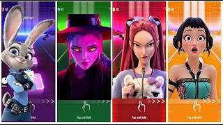 Kpop Demon Hunters 🆚 Zootopia 2🆚Tiles hop EDM RUSH 🎮 screenshot 2