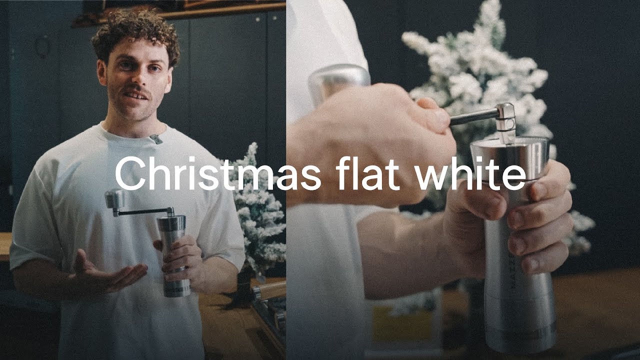 How to make a Christmas Flat White with Barista Champion Jack Simpson | Mazzer Omega