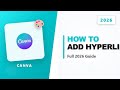 How to Use Hyperlinks on Canva for Your Presentation (Full 2026 Guide)