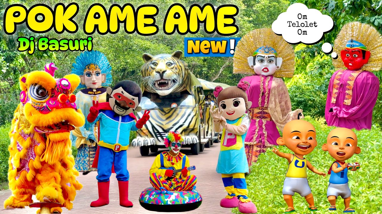 ONDEL-ONDEL, BARONGSAI, BADUT, ODONG ODONG 💞 LAGU POK AME AME MELODI DJ BASURI - ONDEL ONDEL BETAWI