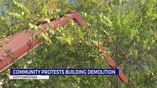 Cottontown residents stop demolition of historic post office and home
