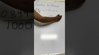 Convert decimal to fraction in a simple way!#Decimal #Fraction #DecimalToFraction #MathsTips