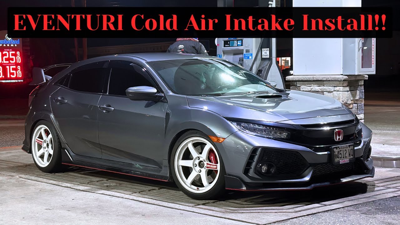 FK8 Civic Type R EVENTURI Cold Air Intake Install, Sound Clips, And ...