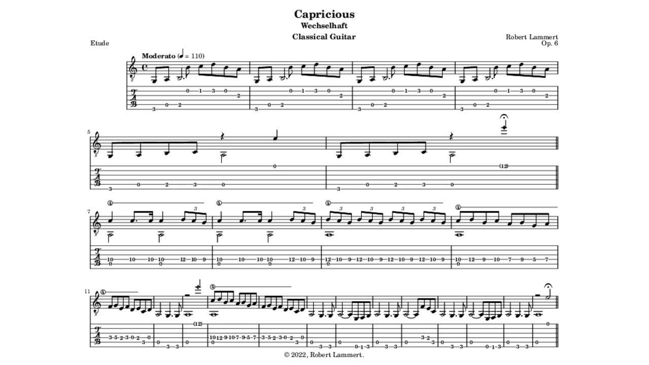 Capricious (Wechselhaft), 2022