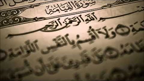 سورة القيامة | محمد بكري