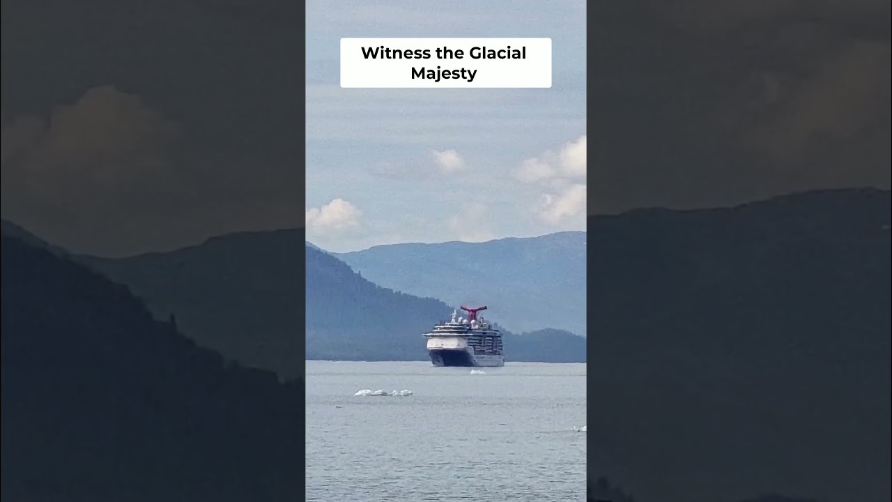 Epic Nature Views: Waterfalls, Glaciers & Cruise Ships! #shorts