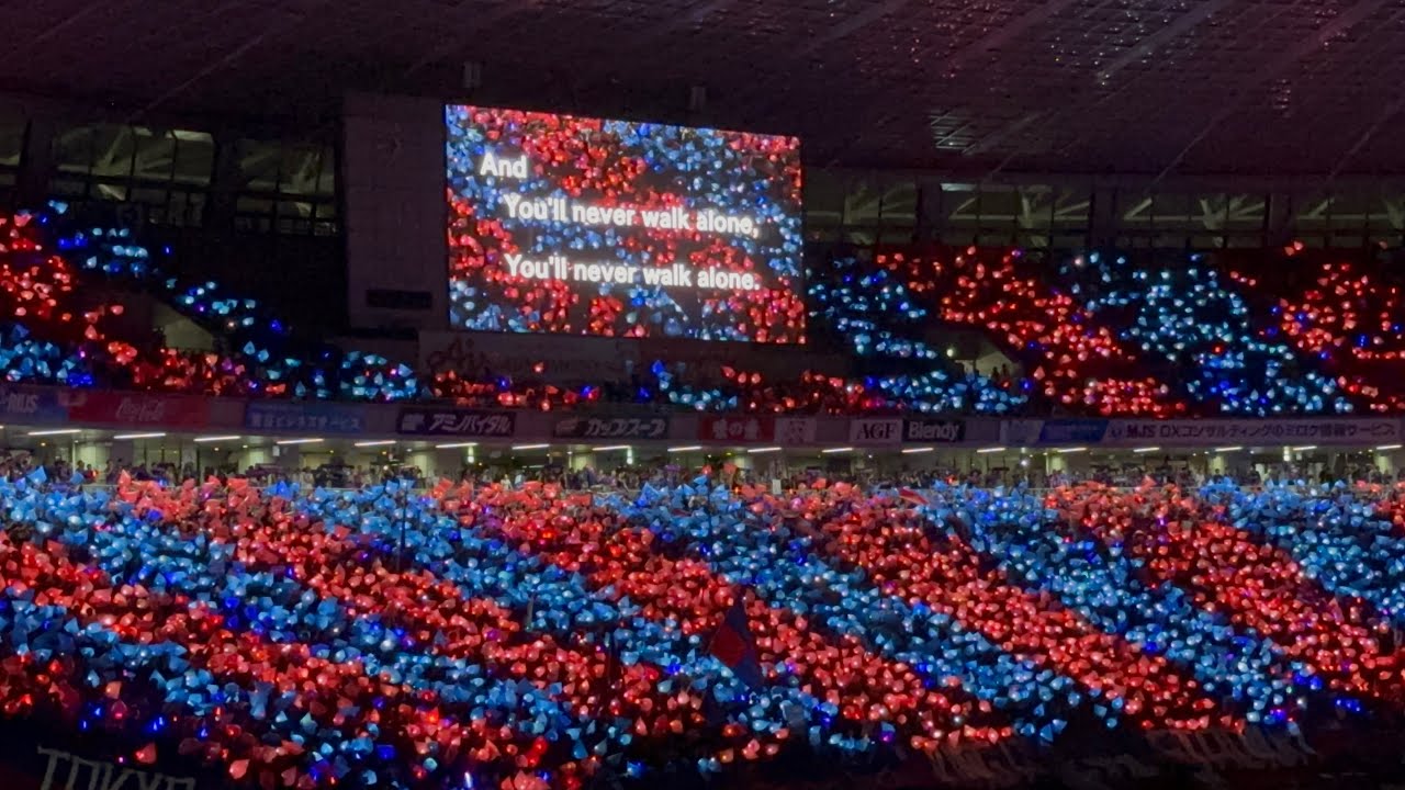 東京ダービー FC東京対ヴェルディ 選手紹介 ユルネバ  選手入場 JALDay