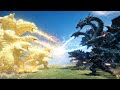 Yellow Super Godzilla Team Vs Blue Monster King Ghidorah Team - Animal Revolt Battle Simulator !!