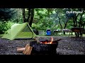 Morning Campfire Ambience Bonfire in Forest with Bird Sounds | Chill Playlist