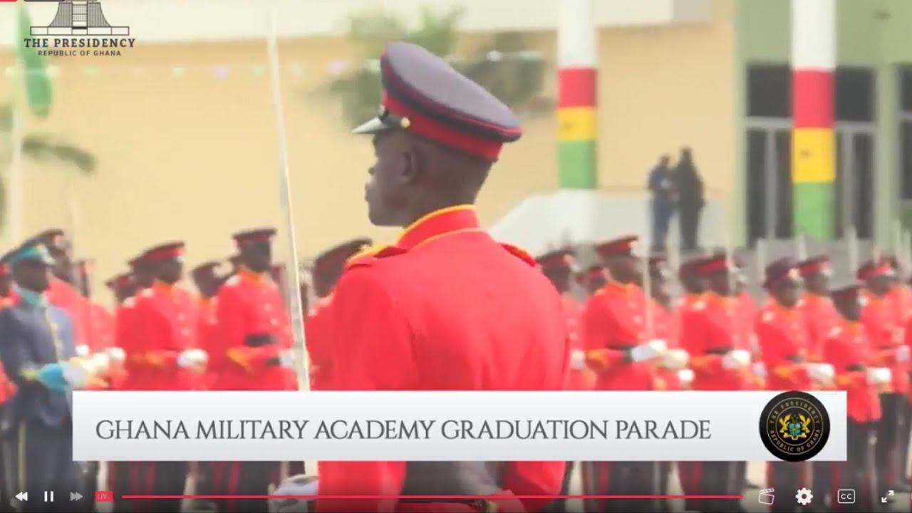 LIVE FROM GHANA MILITARY ACADEMY | Ghana Military Academy Graduation Parade