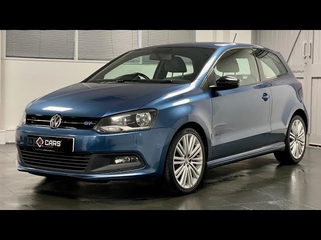 VW Polo 1.4 T 150ps GT DSG finished in Blue Silk 