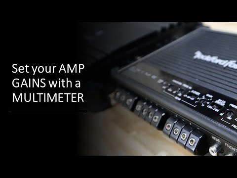 एक बहु-मीटर, सस्ते और आसान तरीके से अपना AMP लाभ सेट करें!