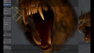 WEREWOLF- 2D art in 3D space. WIP
