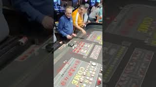 Throwing Dice at the Casino #casino #casinogame #dice #vegas #crapsgame #live #gambling