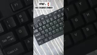 Typing trick!! ( Code 1F9EF )_Fire cylinder | #asmr #keyboard #typing #computer